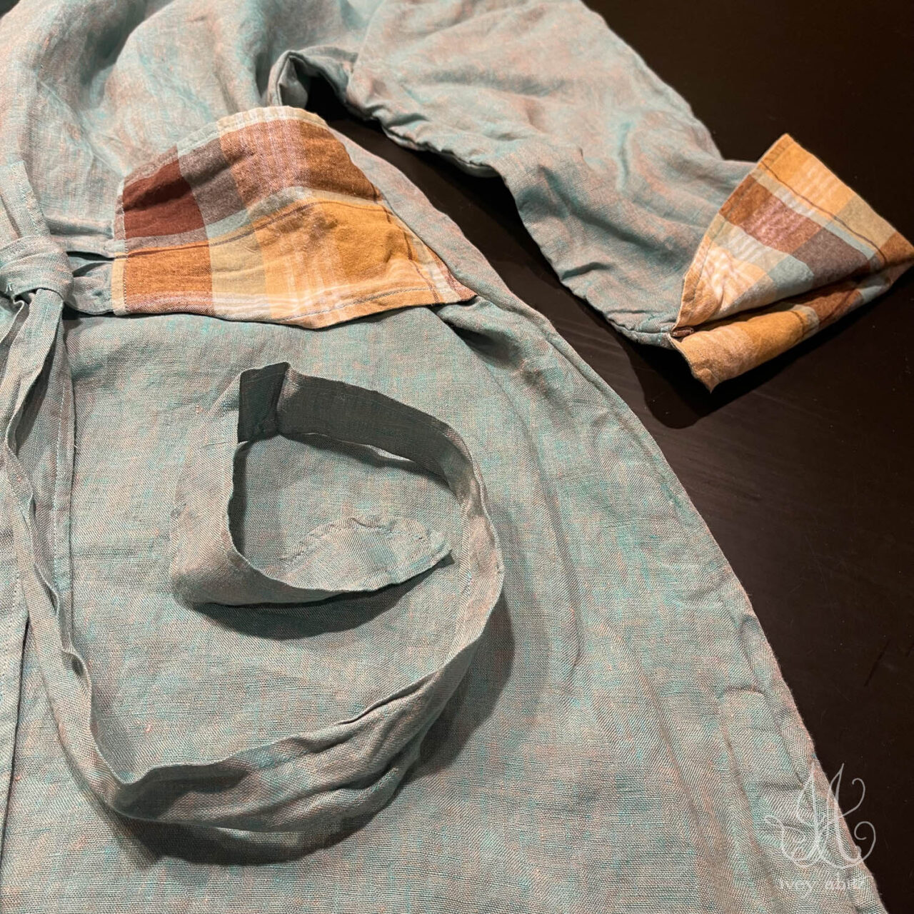 Back detail of a duster coat. Because every square inch of a garment should be thoughtfully designed and sewn.