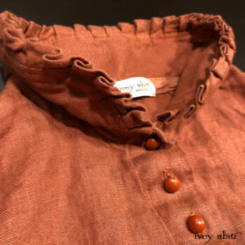 Swoonworthy detail of our Canterbury Duster Coat.