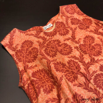 Neckline detail of our special everyday companion, the Inglenook Frock.