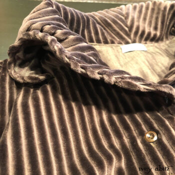 Detail of an Eleanora Duster Coat.