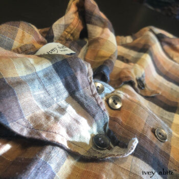 Detail of our Camille Shirt