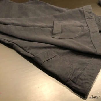 Montague Trousers in Unity Washed Cord. It is so much FUN to wear these wide legged trousers in such a sturdy and hardwearing weave.