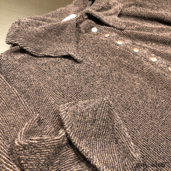 Chittister Duster Coat in perhaps one of the more stunning combinations of the season. Adorned with vintage metal buttons from Italy.