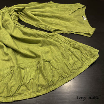 Gabled Frock with a kick of colour in the Plucky Washed Batiste.