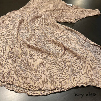 River Frock in Faux Bois Silk Chiffon. It's just so... cool.