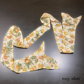 Ettienne Sash in a floral silk chiffon is such a special addition to any ensemble.