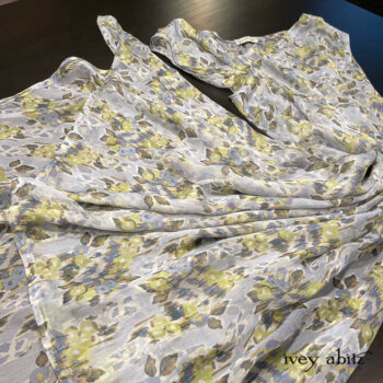 Wildefield Frock in our new sold out floral silk chiffon.