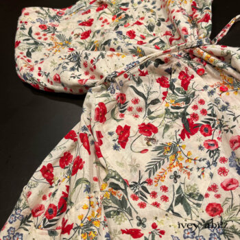 Ellis Frock detail before heading to California!