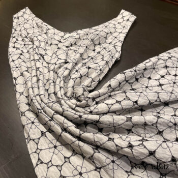 Ettienne Frock in Grey Gardens Embroidered Voile. Thanks to the special mill in Italy that embroidered this special weave!