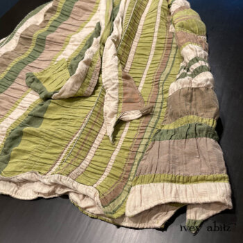 Oh, gosh. The detail in the weave is just something special. Detail of the Limited Edition Etta Frock.