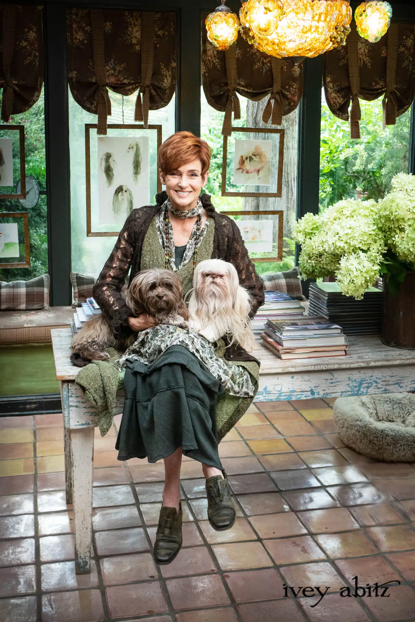 Ivey Abitz clothing worn by Emmy Award Winning Actress Carolyn Hennesy Look 17 2023 Spring