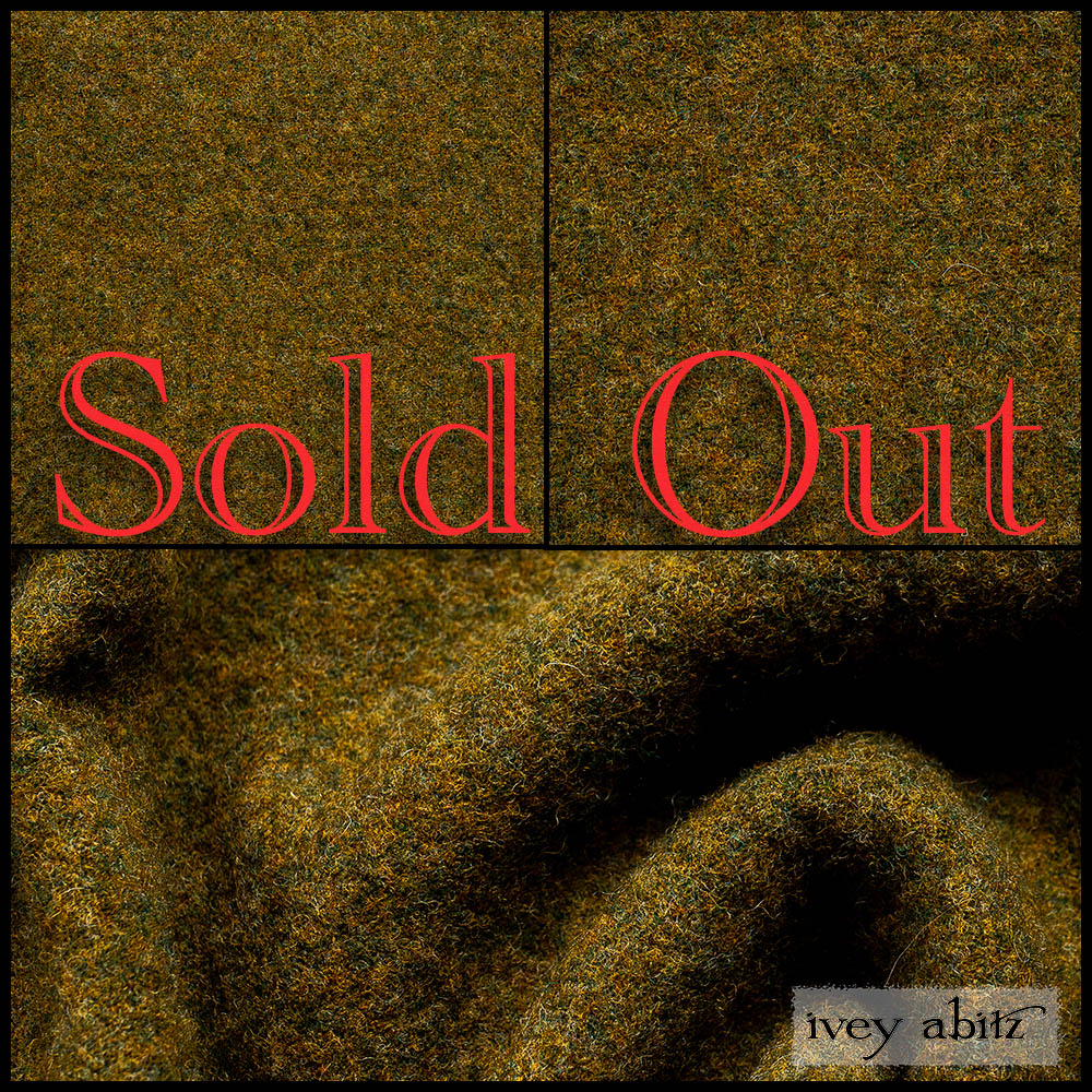 Joyful Green Washed Wool