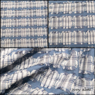 Lake Tufted Plaid Voile