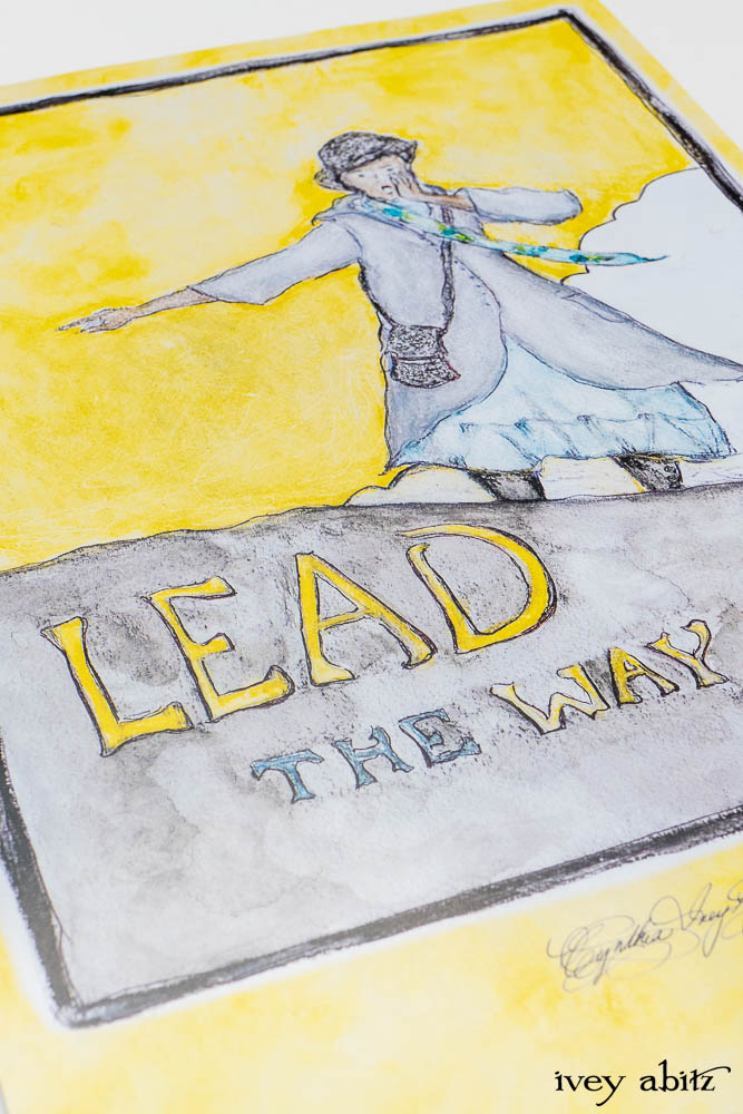 Lead the Way Poster Painting | Ivey Abitz