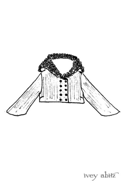 Limited Edition Eleanora Jacket drawing by Ivey Abitz
