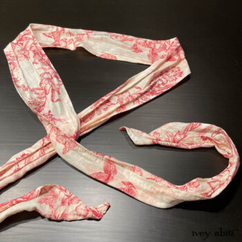 Blanchefleur Sash in our Cape Rose Floral Voile is delighting our clients around the globe.