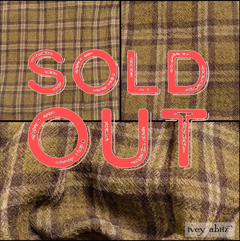 Major Chord Washed Plaid Gauze