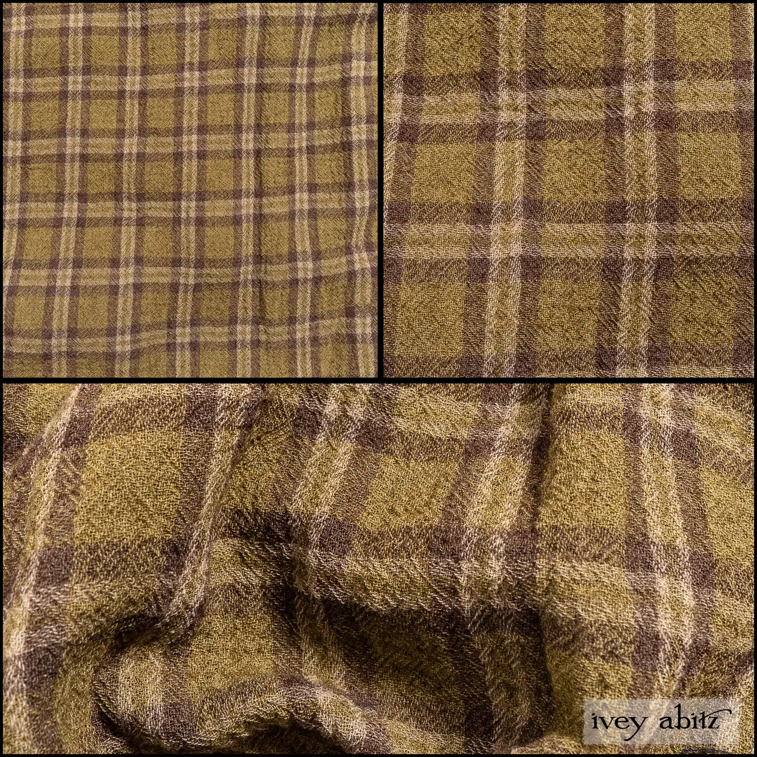 Major Chord Washed Plaid Gauze