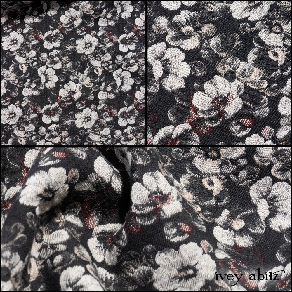 Mansard Roof Floral Jacquard