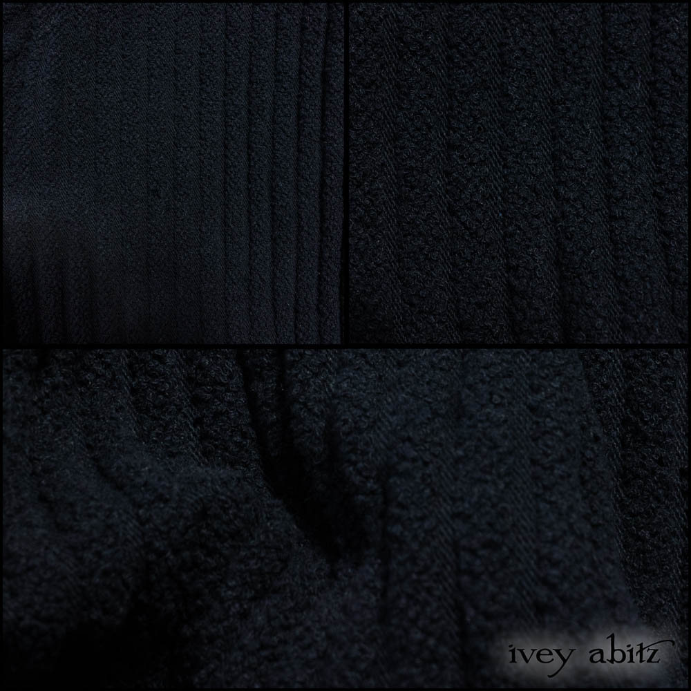 Mansard Roof Stripe Boucl&eacute; Knit