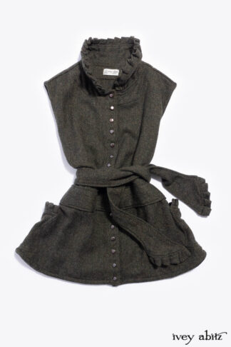Featured Mathilda Vest in Central Park Herringbone