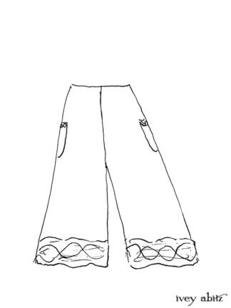 Mewland Trousers Drawing by Ivey Abitz