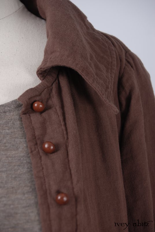 Midsummer Look 22 - Lydia Trousers in Shoreline Stretchy Cotton; Chittister Shirt Jacket in Blushed Double Layered Voile; Fairholme Sash in Earthen Gingham Sprig Cotton Gauze; Cilla Camisole in Flaxseed Featherlight Knit by Ivey Abitz