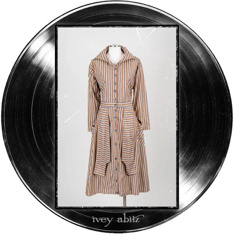 Camborne Dress in Far Beyond Forever Stripe.