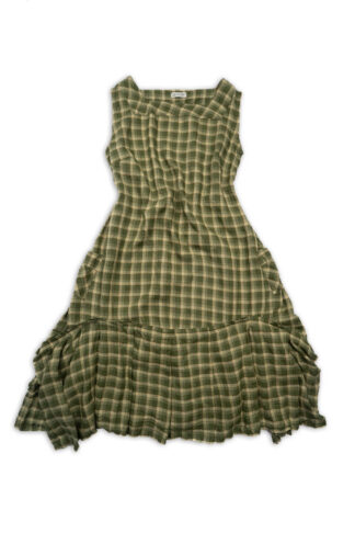 Morris Frock in Garden Washed Plaid by Ivey Abitz