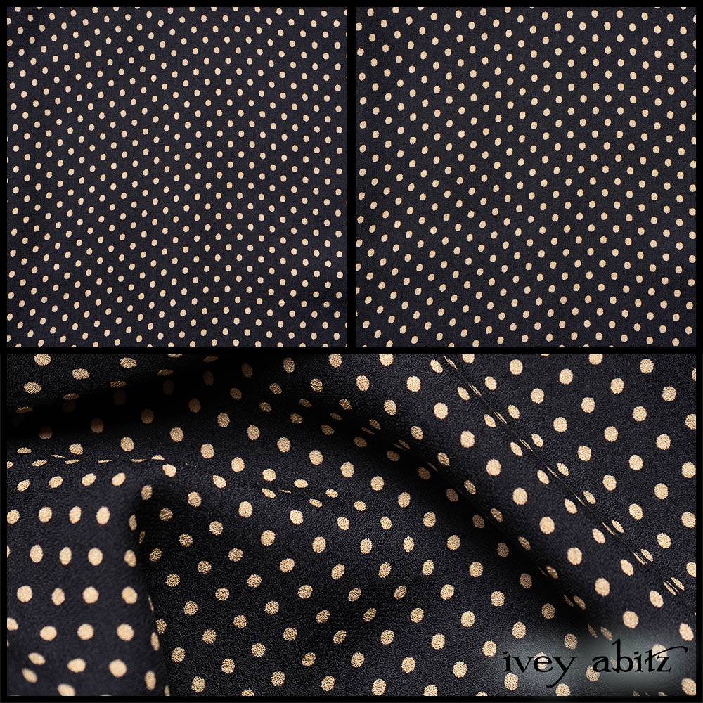 Mountain and Riverbank Petite Dot Silk