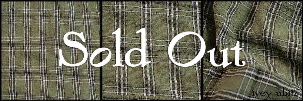 Description: This lovely yarn dyed plaid is a rustic gauze that connect the New Day and Black and White palettes in the collection. Due to the width of the fabric, it is only available in certain layering designs. Content: 100 percent cotton. Four season weave.Care: Simply hand wash or put through machine delicate cycle in cold water with a plant based detergent. We suggest using a natural fabric softener to maintain the softness we have washed into it. Tumble dry on extra-low heat with our artisan wool dryer balls, just for a few minutes, to keep the relaxed effect that is featured in the Look Book.