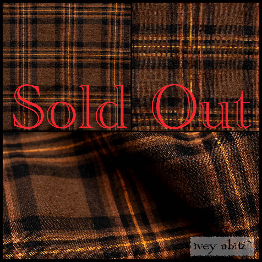 Oak Brushed Plaid Weave