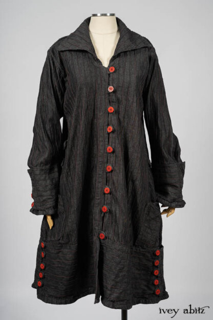 Pierrepont Duster Coat. Ivey Abitz bespoke clothing.