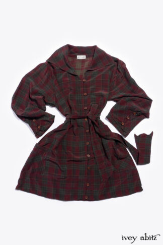 Featured Pierrepont Shirt in Brooklyn Washed Plaid Silk