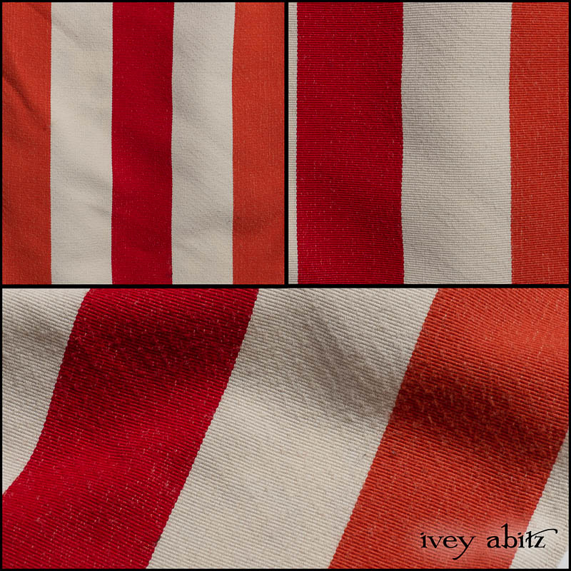 Poppy Stripe Soft Canvas
