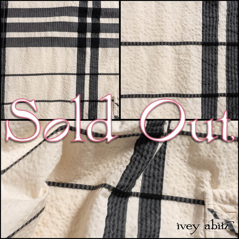 Post Modern Bold Puckered Plaid