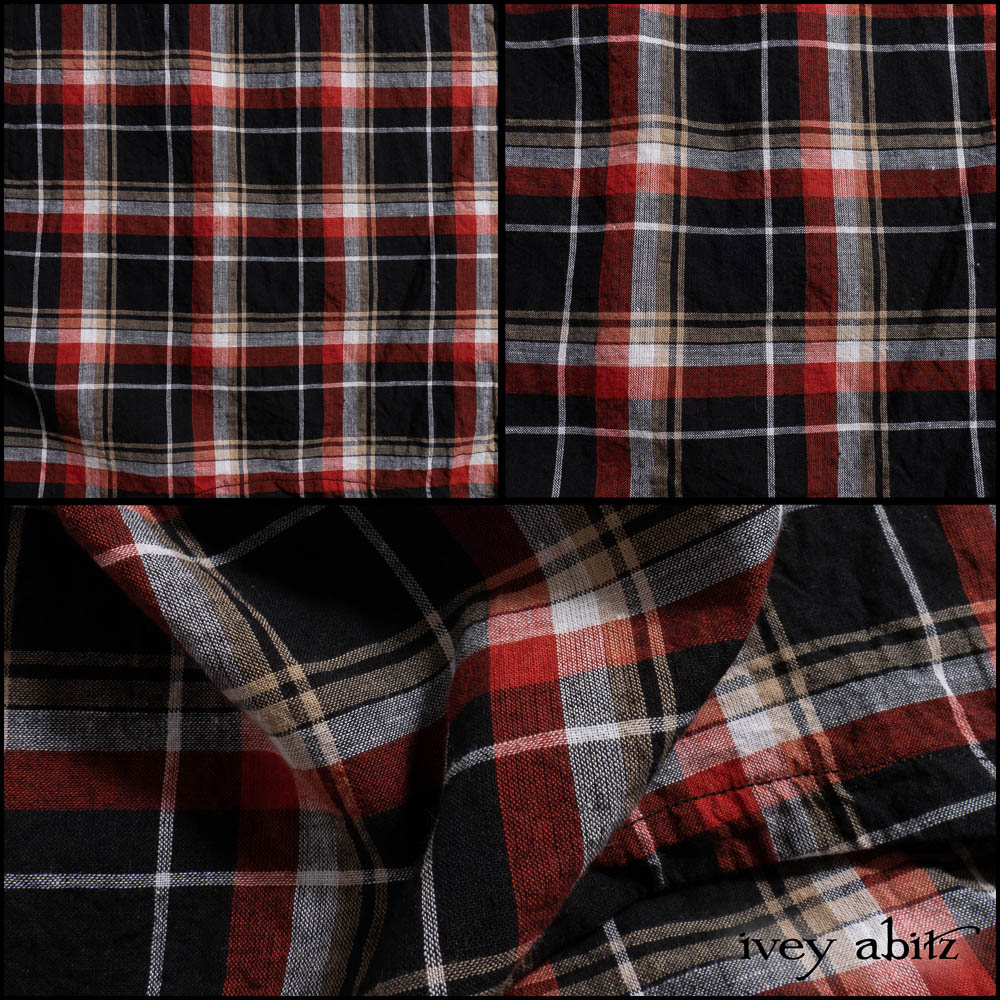 Post Modern and Fauvist Wispy Plaid