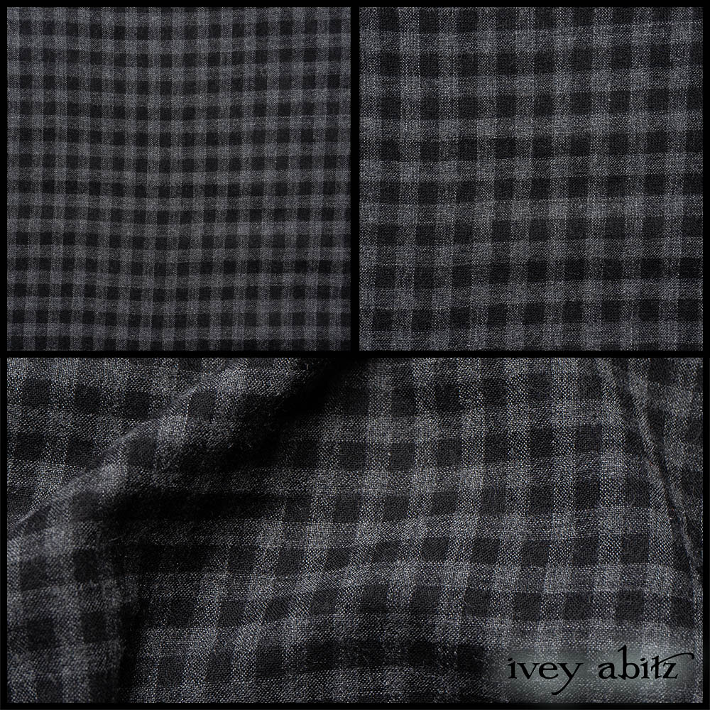 River Fog and Mountain Ethereal Check Voile