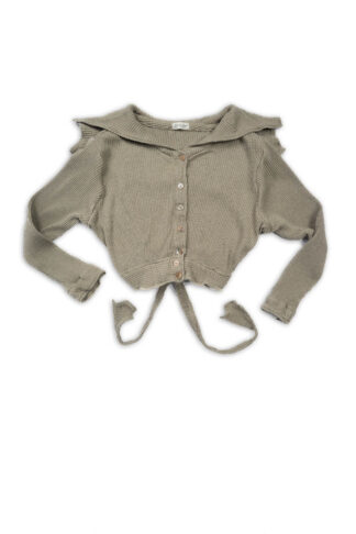 Roycroft Cardigan in Garden Ribbed Knit by Ivey Abitz