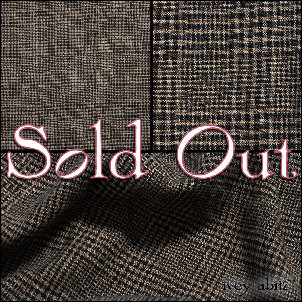 Sandstone and River Plaid Linen