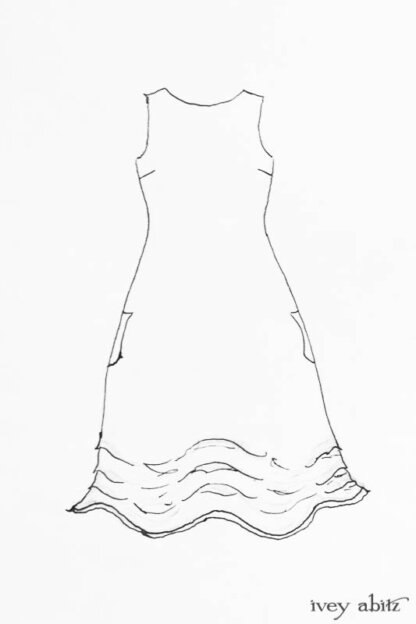 Scattergood Frock drawing by Ivey Abitz