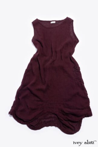 Featured Scattergood Frock in Apple Washed Crinkled Weave