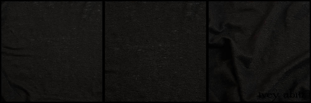 Signature Black Lightweight Linen Knit