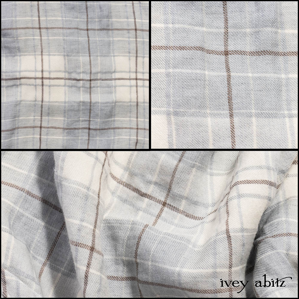 Slate Plaid Twill