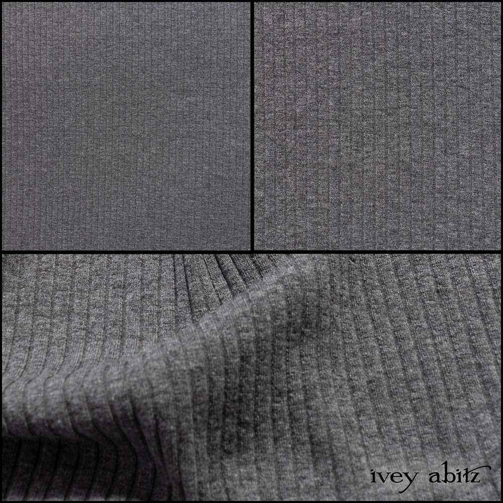 Slate Ribbed Knit