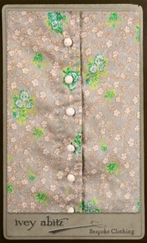 Au Sable Shirt in New Day Floral Cotton Voile; Au Sable Jacket in New Day Washed Crinkled Linen; Au Sable Frock in New Day Washed Linen in High Water Length. By Ivey Abitz.