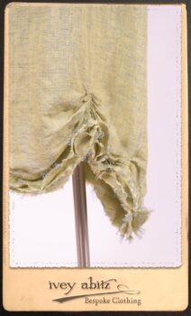 Au Sable Shirt in New Day Floral Cotton Voile; Au Sable Frock in New Day Washed Linen in High Water Length. By Ivey Abitz.