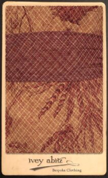 Lorrilard Dress in Rosy Argyle Netting; Scattergood Frock in Rosy Floral Linen. By Ivey Abitz.