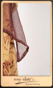 Lorrilard Dress in Rosy Argyle Netting; Scattergood Frock in Rosy Floral Linen. By Ivey Abitz.