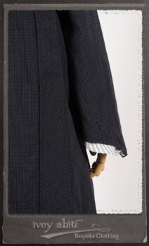 Vanetten Duster Coat in Fresh Water Petite Check Cotton; Highlands Shirt in Fresh Water Puckered Stripe Cotton; Cloitaire Sash in Fresh Water Argyle Netting; Cilla Slip Frock in Fresh Water Melange Knit; Highlands Skirt in Fresh Water Argyle Netting. By Ivey Abitz.